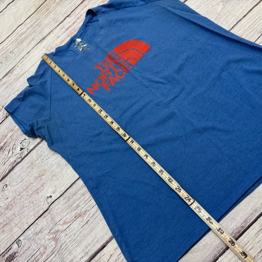The North Face Half Dome Two Blend Short Sleeve Tee Women’s Blue Red Size XL - Picture 4 of 7